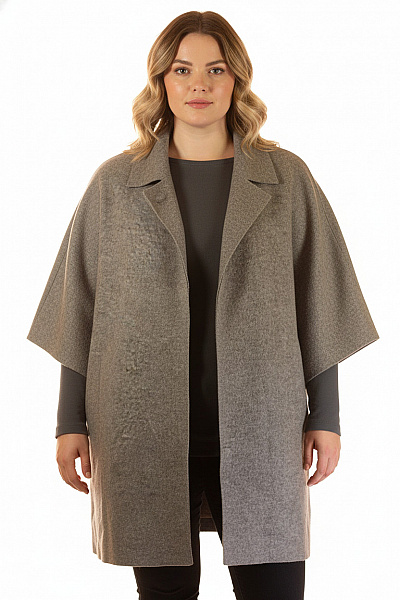 Dámský Kabát Vlněný Šedý Marc O´Polo Second Hand Vel. L/XL