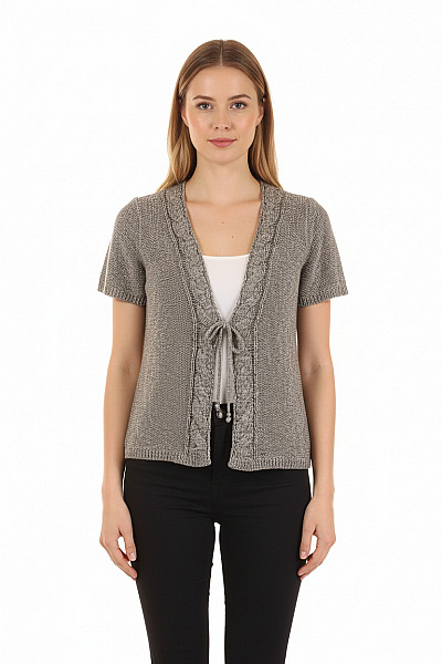 Dámský Cardigan Šedý Canda Vel. L