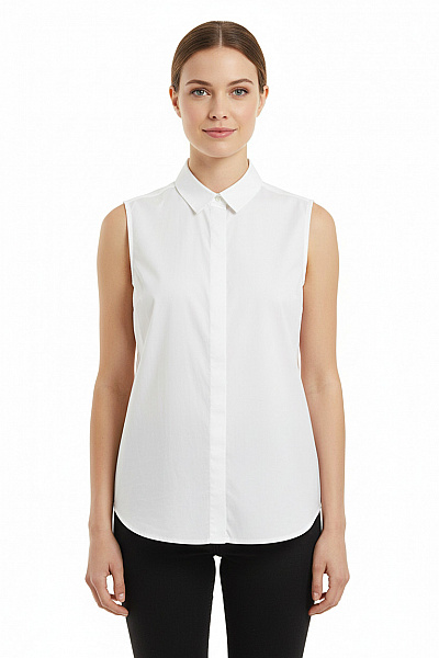 Letní Dámská Košile Bílá Esmara Second Hand Vel. 42