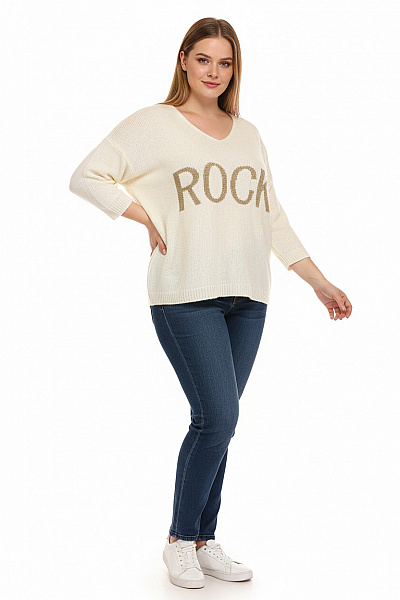 Dámský Pulovr Béžový