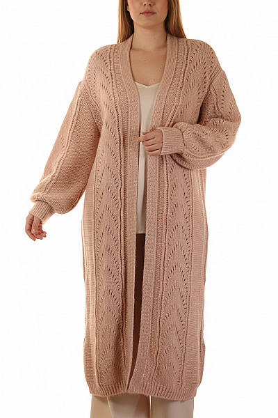 Dámský Cardigan Růžový Outlet