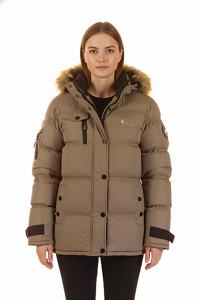 Dámská Bunda Béžová Vel.  L