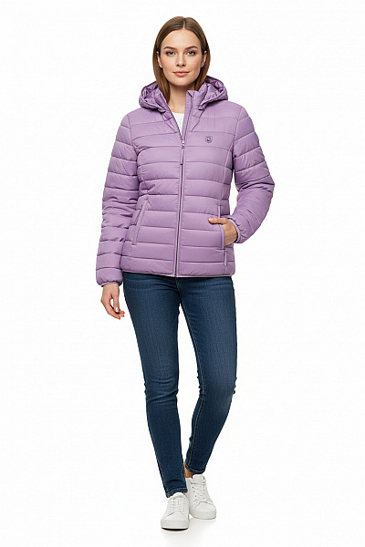 Prošívaná Dámská Bunda Fialová Vel. XL