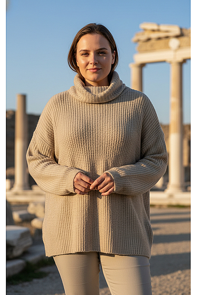 Dámský Rolák Polyamidový Šedý 