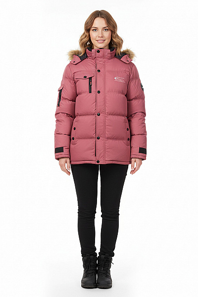 Dámská Bunda Růžová CANADIAN Outlet Vel. XL