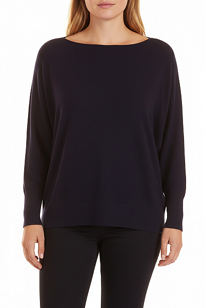 Dámský Pulovr Viskózový Modrý 