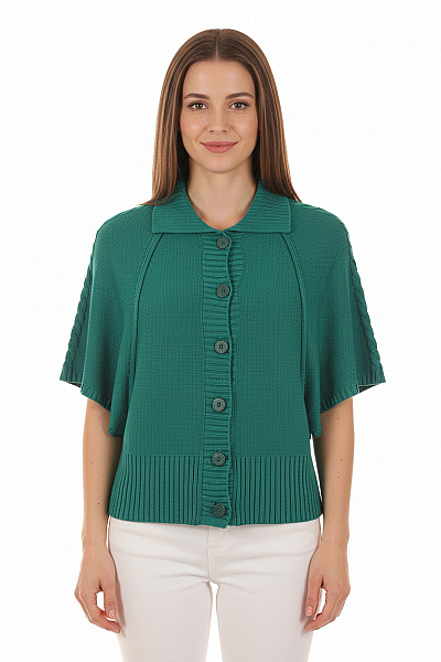 Dámský Svetr Zelený OLSEN Vel. 40