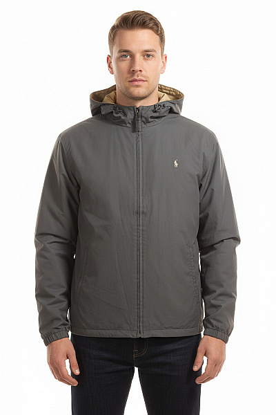 Pánská Bunda Šedá Ralph Lauren Second Hand Vel. XL