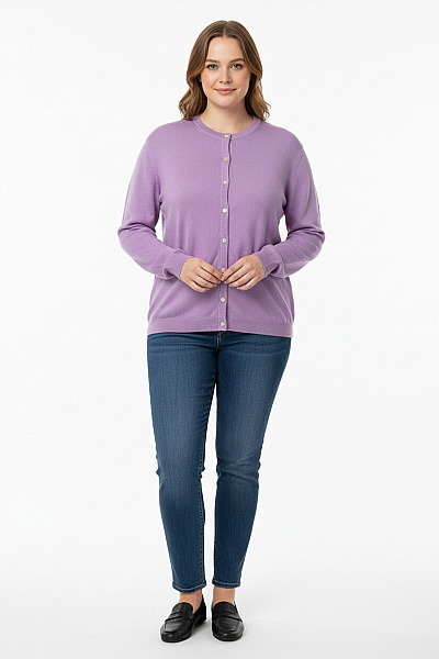 Peter Hahn Dámský Svetr Vlněný Fialový