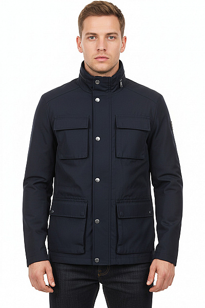 Pánská Bunda Modrá ZARA Vel. S