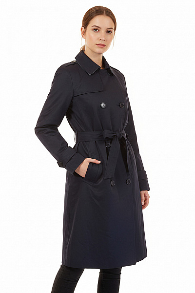 S.OLIVER Dámský Trenčkot Modrý