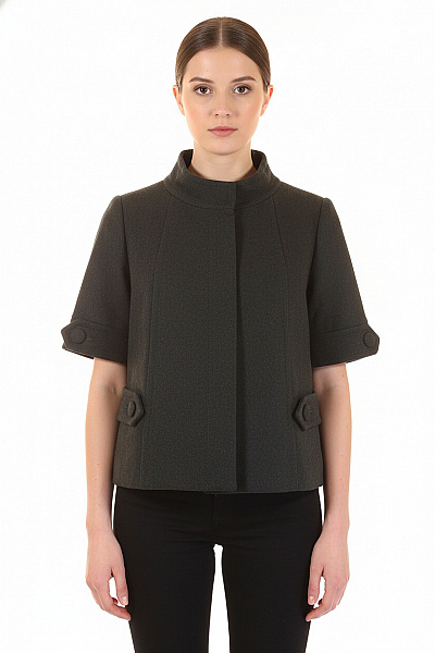 Dámské Sako Vlněné Šedé TARA JARMON Vel. 38