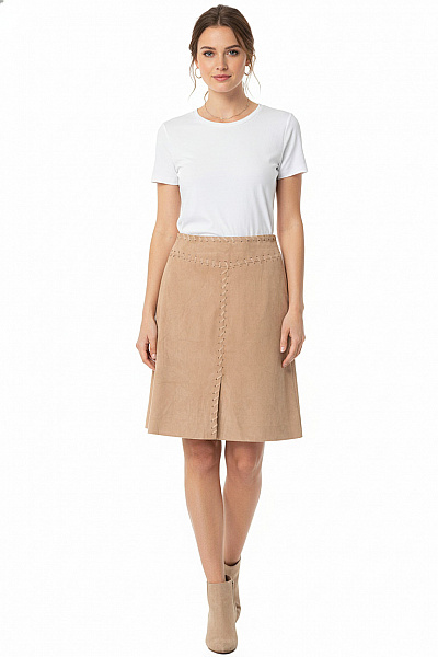 Balonová  Sukně Béžová Street One Second Hand Vel.  40+