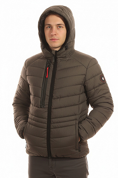 Prošívaná Pánská Bunda Šedá Vel.  L