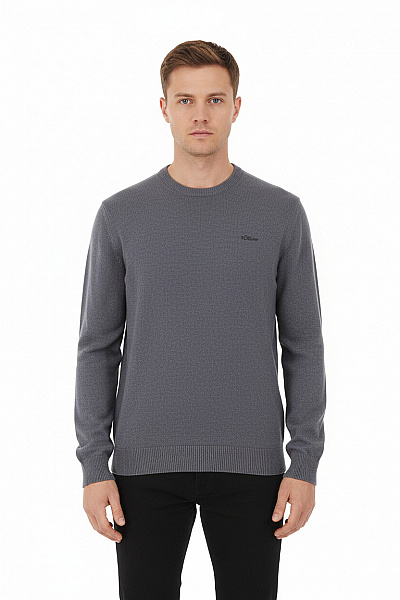 Pánský Pulovr Modrý S.OLIVER Vel. S