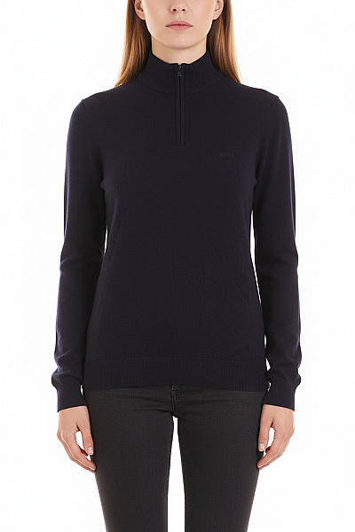 Dámský Rolák Vlněný Modrý Hugo Boss Second Hand Vel. L