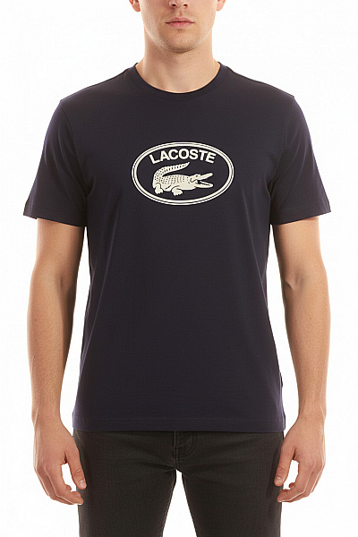 Pánské Tričko Modré LACOSTE Vel. XL