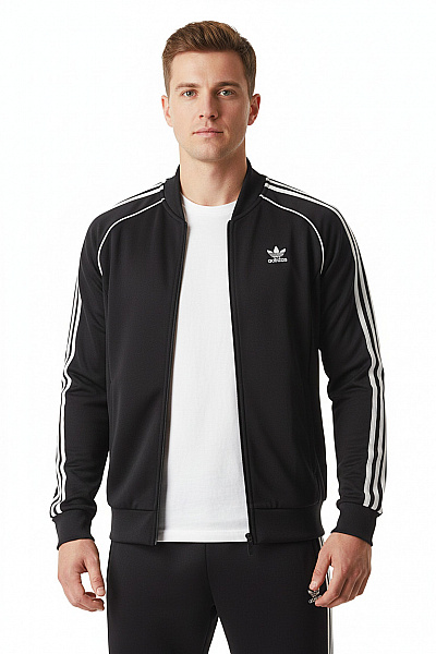 ADIDAS Pánská Mikina Černá Outlet Vel. S