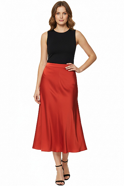 Sukně Červená Christian Berg Vel. 42