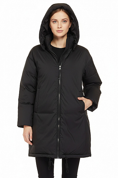 Zimní Dámská Bunda Černá KARO KAUER Vel. 36