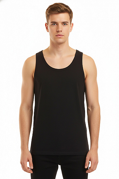 Pánské Tričko Černé Schiesser Second Hand