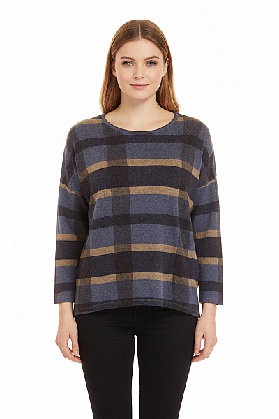 Dámský Svetr Modrý Soyaconcept Vel. L