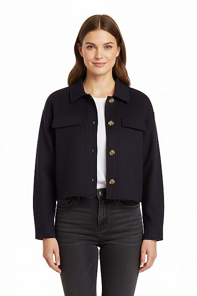 Christian Berg Krátký Dámský Kabát Modrý Vel. 42