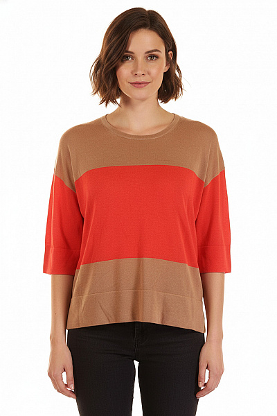 COMMA  Halenka Pletená Barevná Vel. L