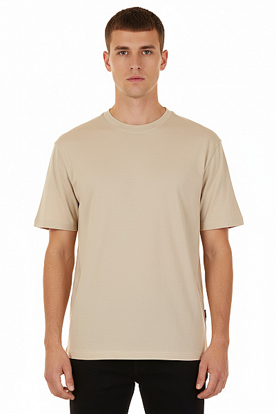 Jake*s Pánské Tričko Béžové Vel. S