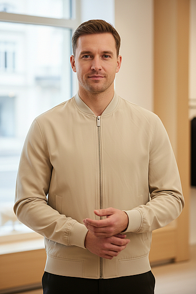 Jake*s Pánská Bunda Béžová Vel. L