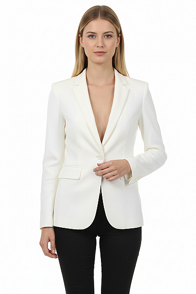 Dámské Sako Bílé MORE & Outlet Vel. 36