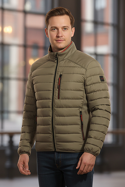 TOM TAILOR Pánská Bunda Šedá Vel. M