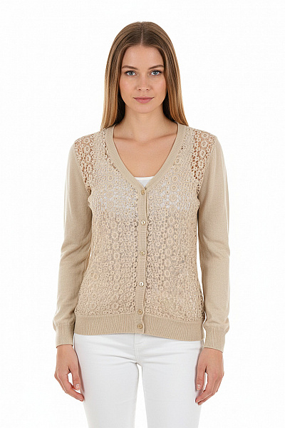Dámský Svetr Béžový Mona