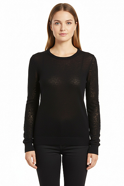 DRYKORN Dámský Svetr Vlněný Černý Outlet Vel. M