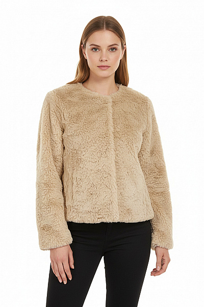 Dámský Kabát Béžový VERO MODA Vel. M