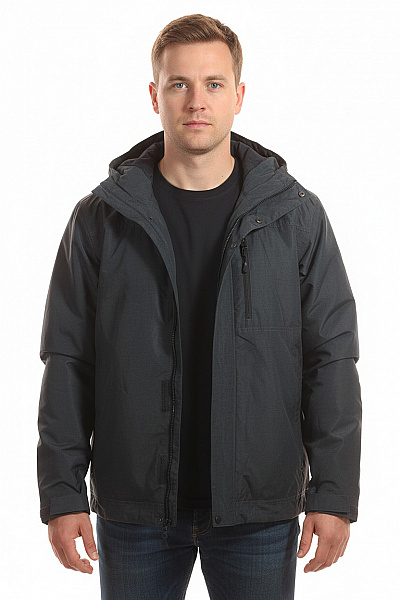 Pánská Bunda Modrá Vel. M