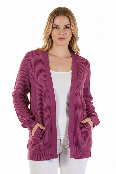 Dámský Cardigan Fialový Vel. 21