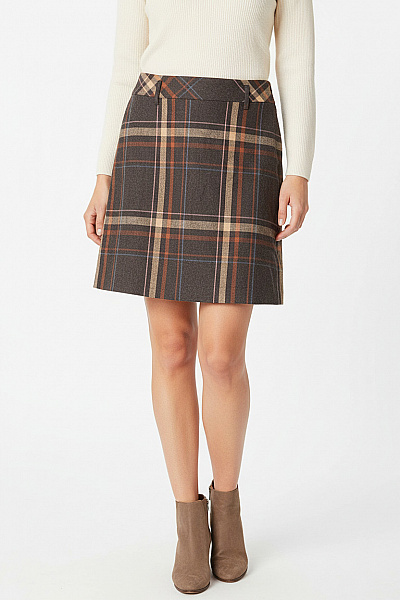  Sukně áčková Vlněná Barevná GERRY WEBER Vel. 38