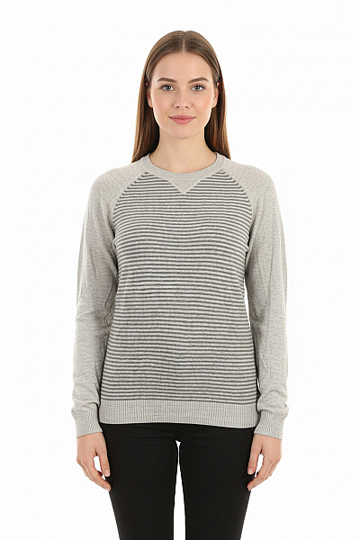 Dámský Svetr Šedý Second Hand Vel. M