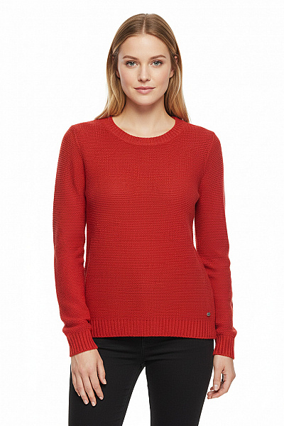 Dámský Svetr Červený ONLY Second Hand Vel. L