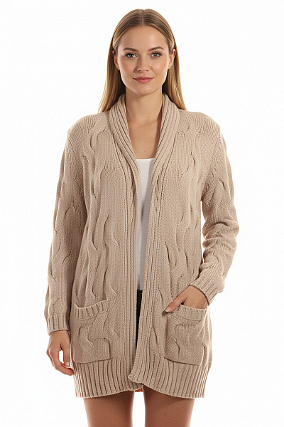 Dámský Cardigan Béžový Hugo Boss Vel. L