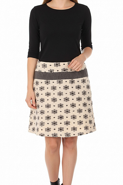 Qiéro! Sukně Vlněná Barevná Vel. 40