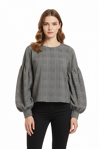 Halenka Šedá Bershka Vel. S