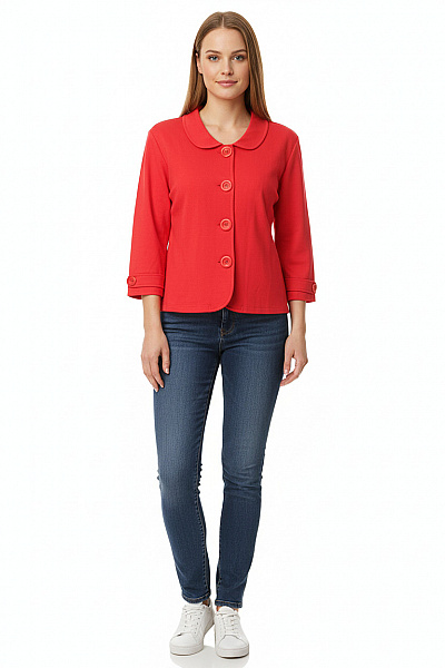 Dámské Sako Červený Vel. 42