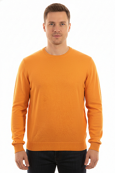 Mauro Grifoni  Pánský Svetr Oranžový Vel. L