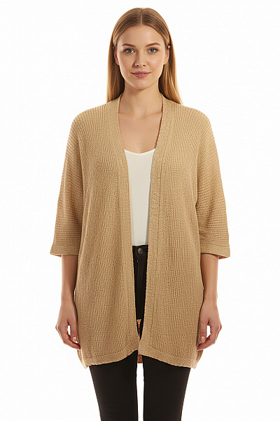 Canda Dámský Cardigan Béžový Vel. L