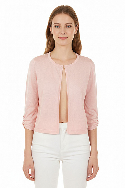 Donna Karan Dámský Cardigan Růžový Vel. XS