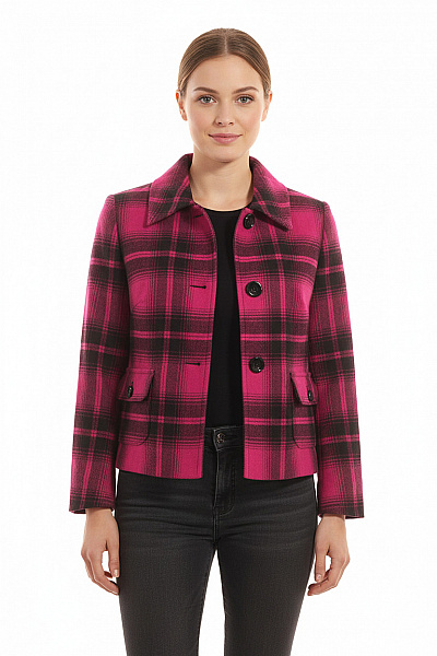 GERRY WEBER Dámský Kabát Vlněný Barevný Vel. 42