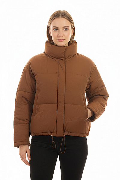 Bershka Dámská Bunda Hnědá Vel.  XL