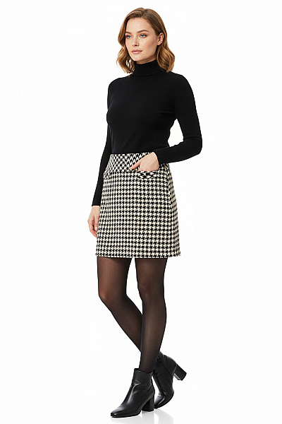 Sukně Černobílá Vel. 42